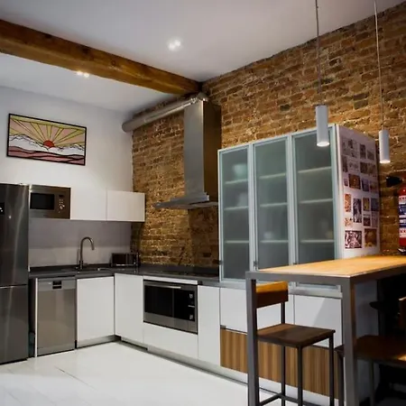 Apartmento Vintage Calatrava ビルバオ